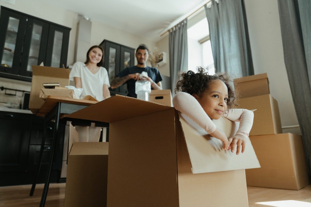 Moving house with a child