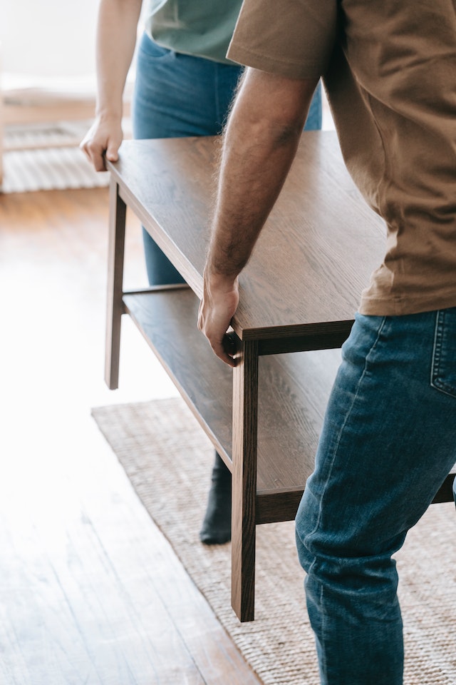 Moving a table